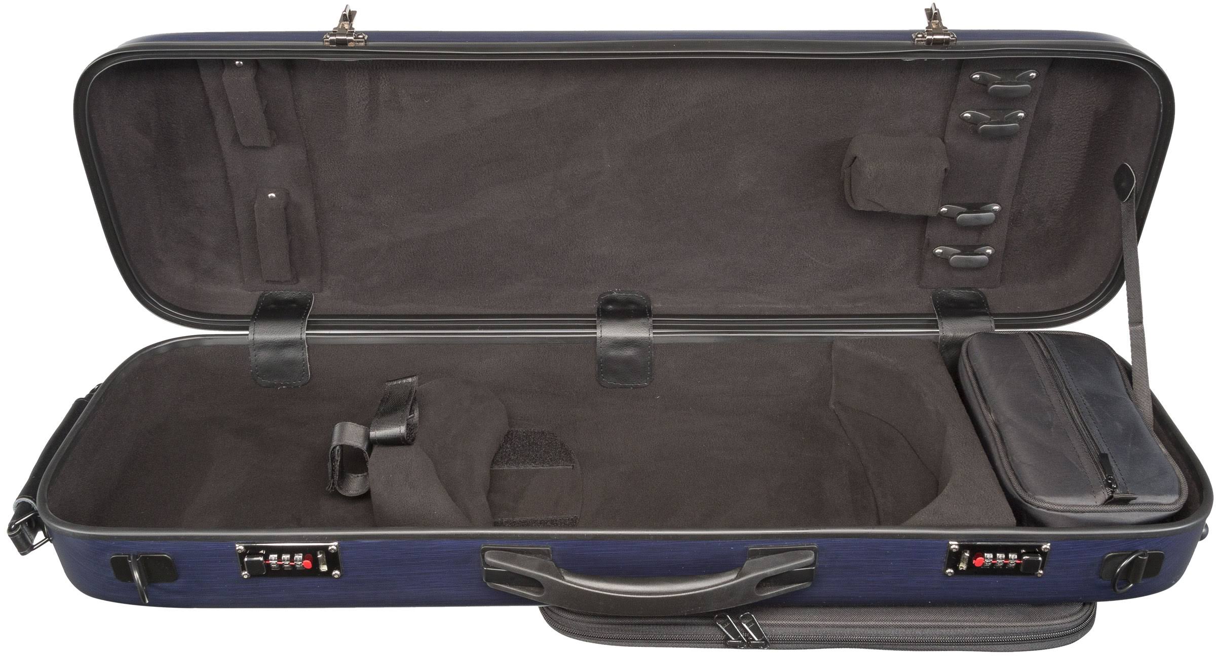 Howard Core Oblong Scratch Resistant Violin Case (CC450) Blue / 4/4