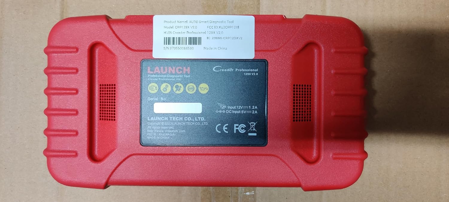 LAUNCH CRP129X Elite 2024 New OBD2 Scanner for Car, FCA AutoAuth, 8 Reset Oil/EPB/SAS/TPMS/BMS/Throttle/DPF Reset/Injector Coding, ABS SRS Transmission Engine Scan Tool, Lifetime Free Update, Auto VIN