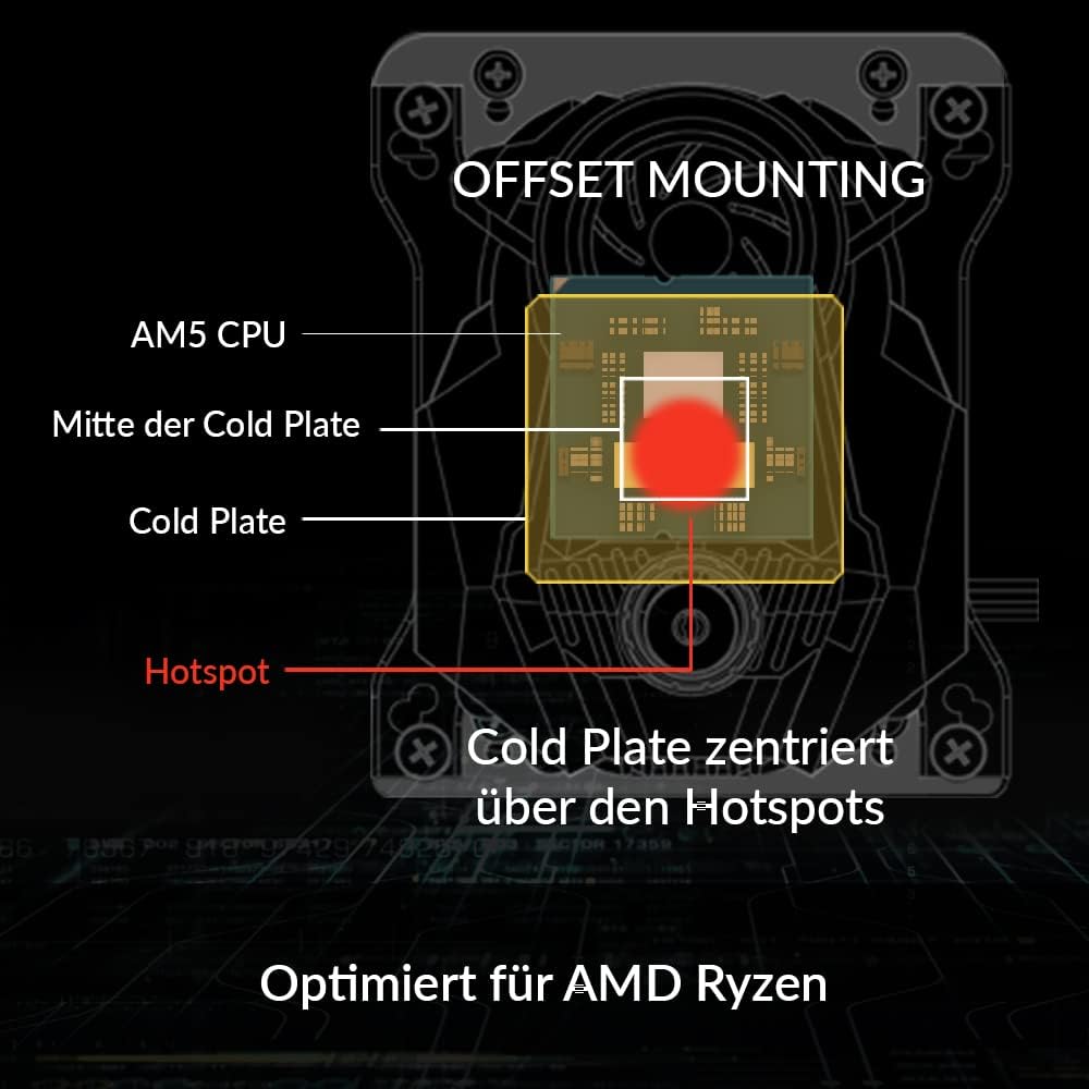 ARCTIC Liquid Freezer II 240 RGB (incl. Controller) - Multi-compatible all-in-one CPU AIO water cooler with RGB, Intel & AMD compatible, PWM-controlled pump, 200-1800 RPM, LGA1700 compatible - Black