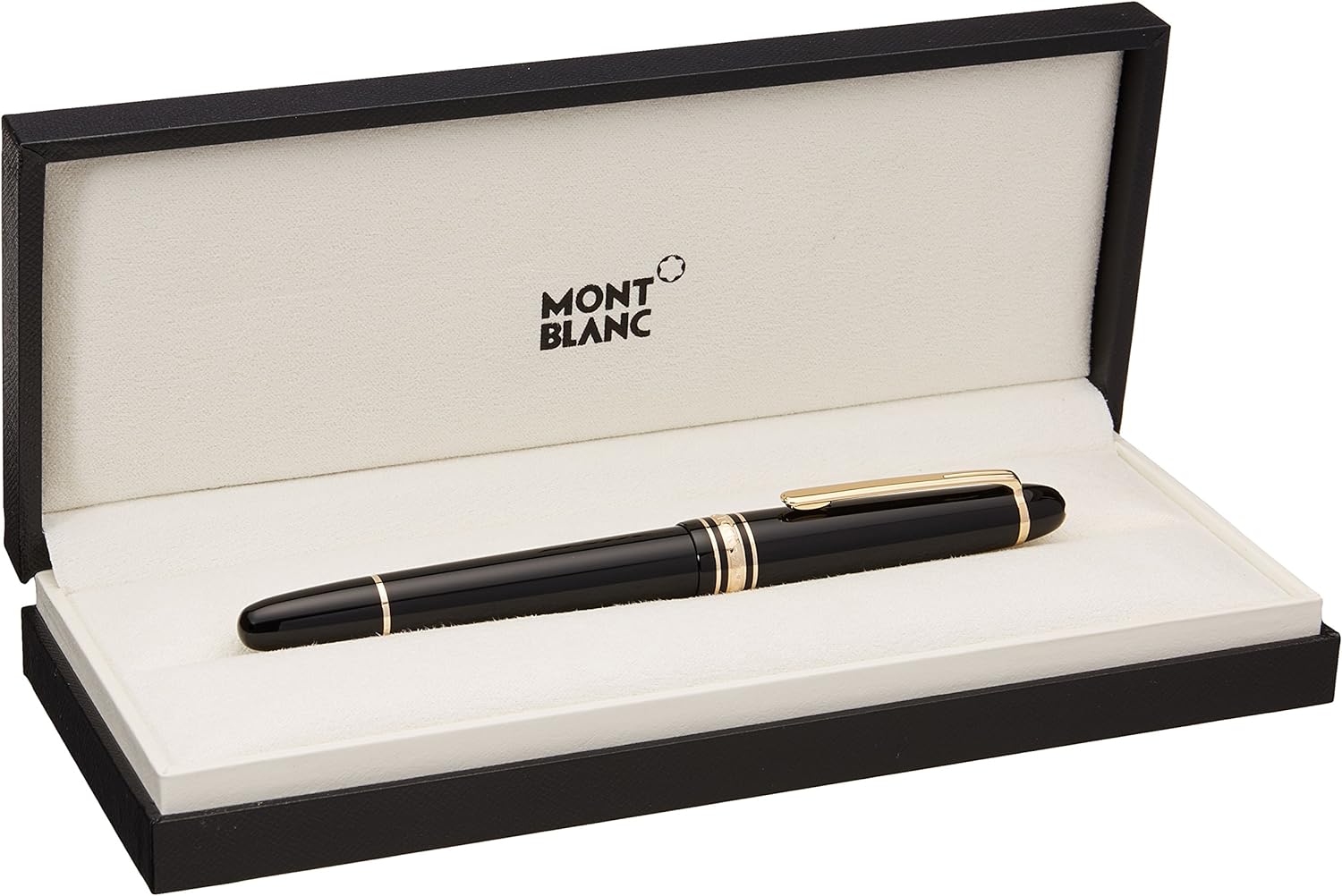 Montblanc Meisterstuck Hommage a Frederic Chopin Fountain Pen 145, Black with Gold Trim 01518 Classique Style 106514