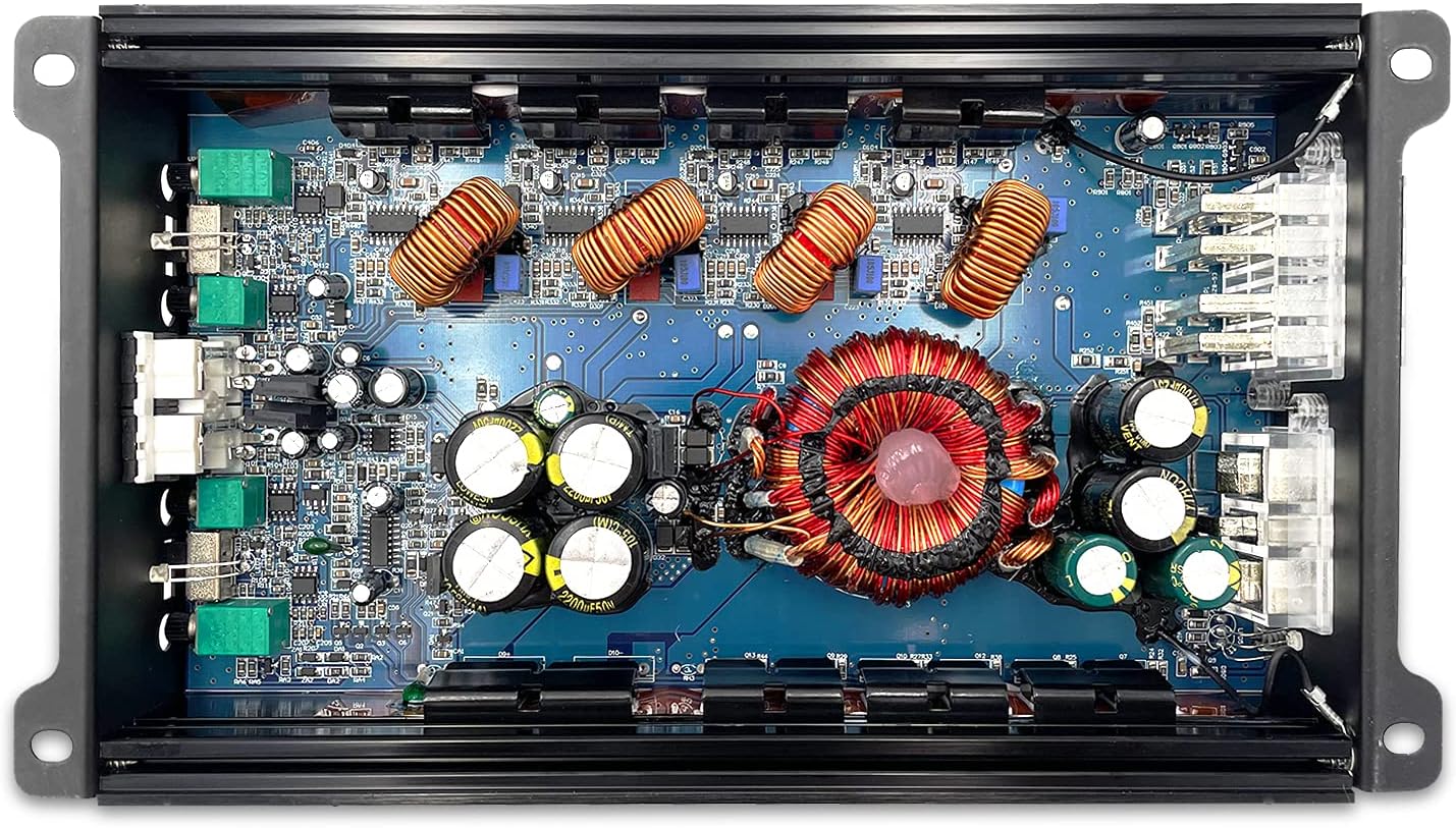 CT Sounds CT-150.4D Full-Range Class D 4 Channel Car Audio Amplifier, 1000 Watts RMS