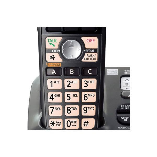 Panasonic Kx-tg6591t Dect 6.0 Plus 1.9Ghz 1 Handset Expandable Cordless Phone