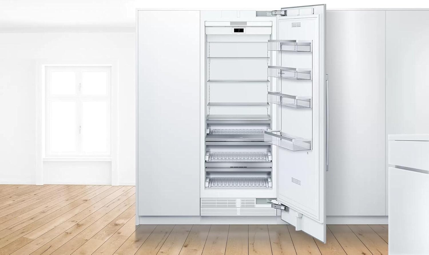BOSCH Benchmark Series 30" Custom Panel Built-In Single Door Refrigerator - B30IR905SP