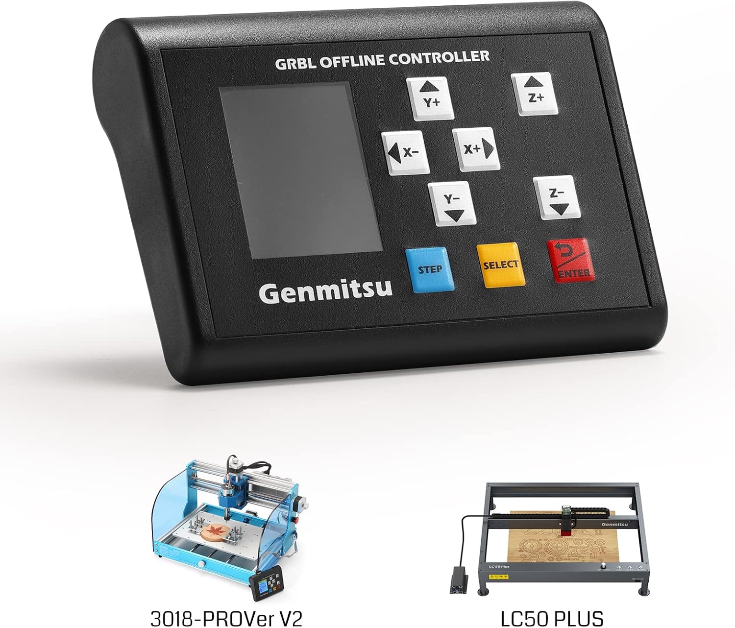Genmitsu 3018-PROVer V2 CNC Milling Machine, Desktop CNC for Beginner + Offline Controller, Offline Control Module