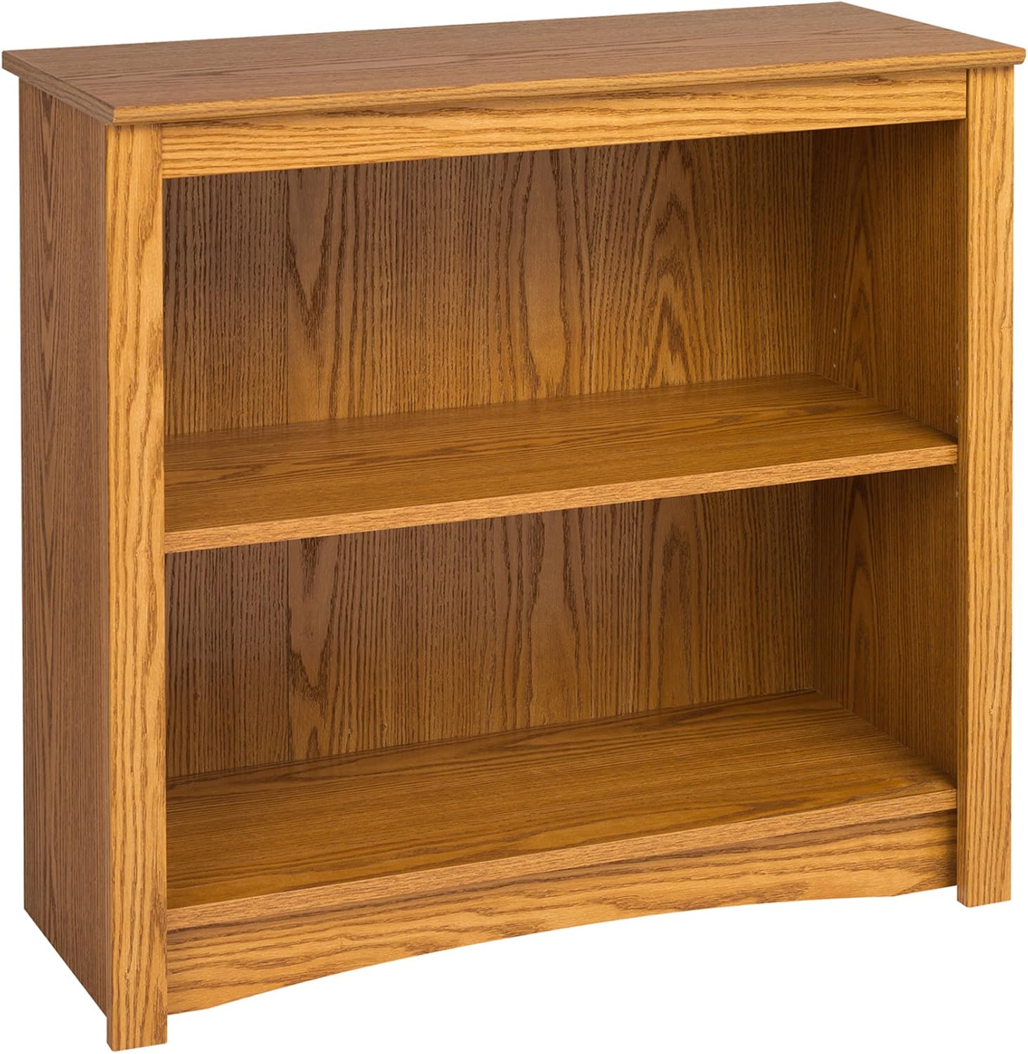 Espresso 2-shelf Bookcase