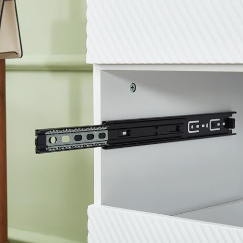 White 4 Doors 3 Drawers Large Closet Cabinet Wardrobe Armoire Bedroom Freestanding Clothes Storage Organizer with Hanging Rod & Shelves, Bathroom Wooden Organizer (20.3"D x 63"W x 74.2"H)