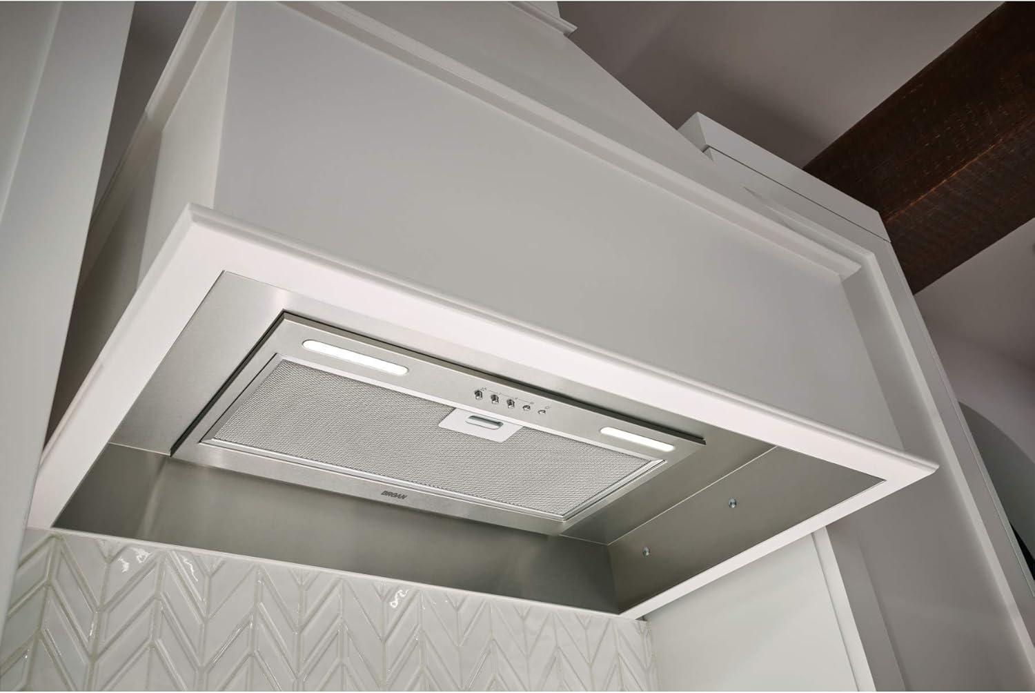 Broan-NuTone PM300SS Custom Power Pack Range Hood Insert with 2-Speed Exhaust Fan and Light, 300 Max Blower CFM & LB30SS Optional Box Power Pack Hoods, Stainless Steel, 30-Inch Range Liner
