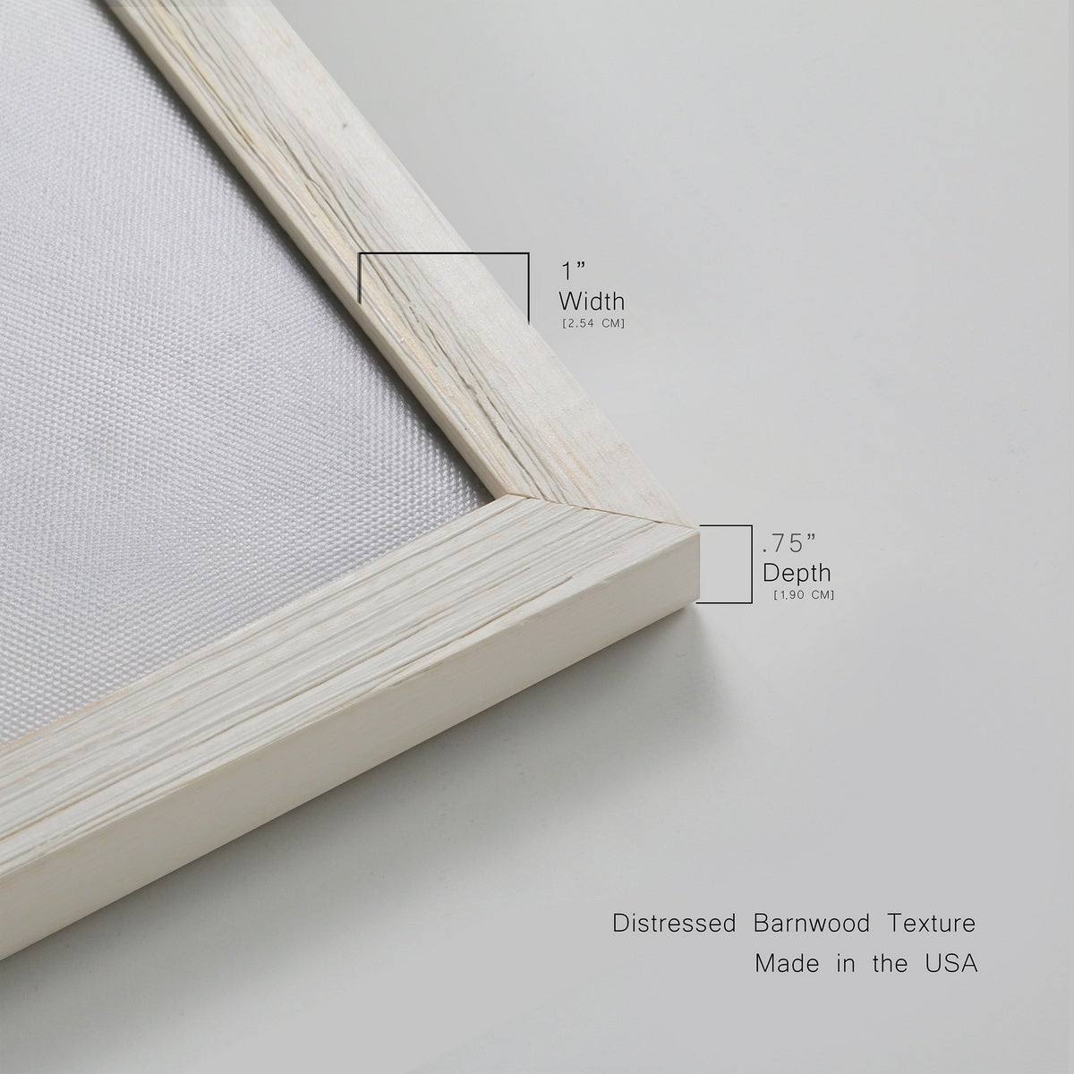 Topaz Spring II-Premium Framed Canvas - Ready to Hang - 34.5x34.5 - Maple