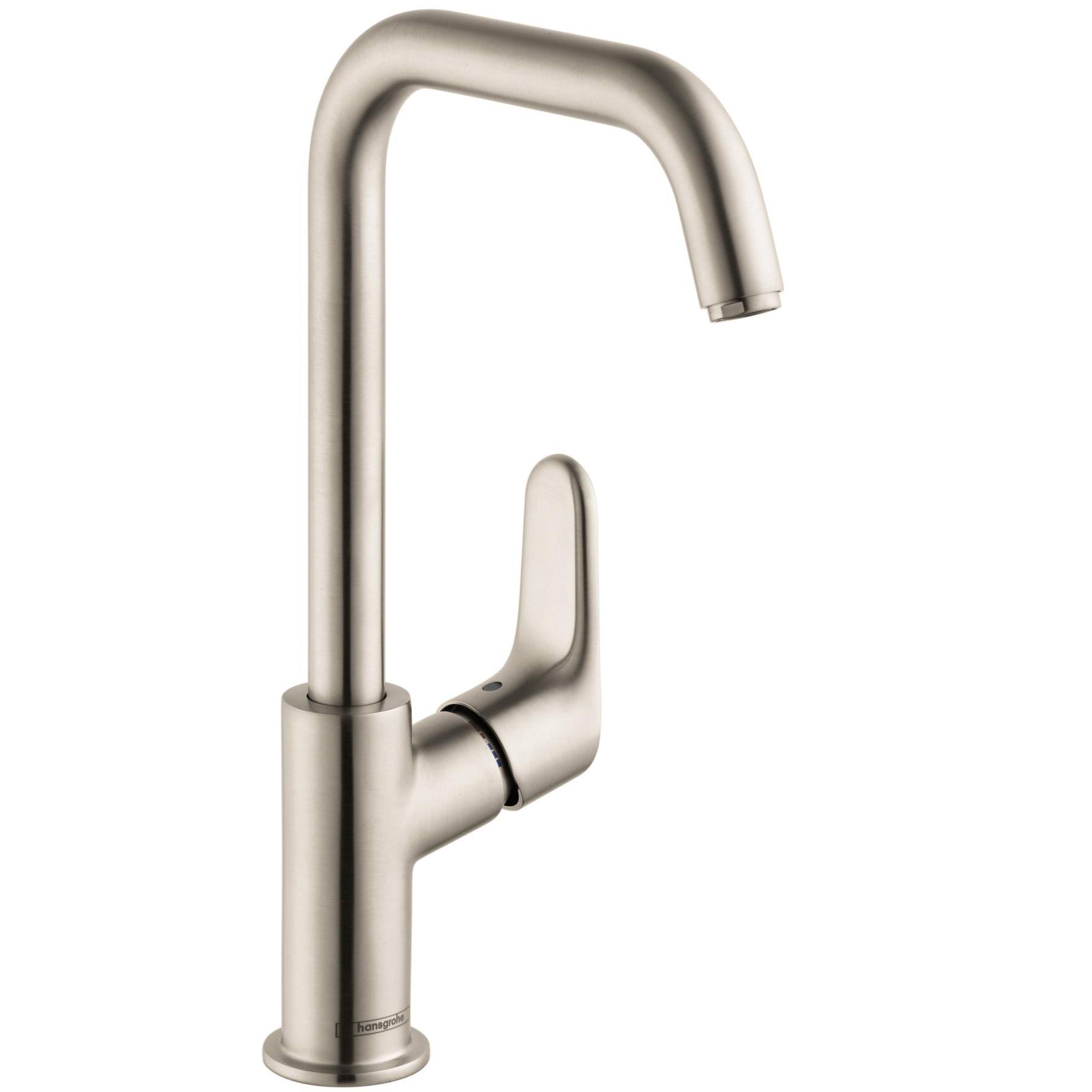 Hansgrohe Focus Single Hole Bathroom Faucet 31609821 Brushed Nickel