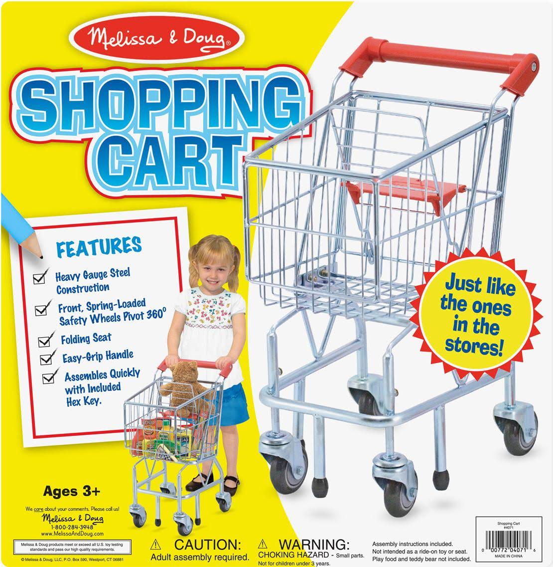 Melissa u0026 Doug Shopping Trolley