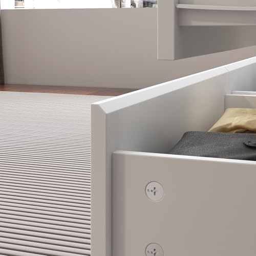Hitow 9 Drawer Dresser for Bedroom with Deep Drawers, Large Floor Wood Dressers & Chest of Drawers Handle Free, Modern Black Long Dressers for Closet Living Room, Euro Slide (63"W x 15.7"D x 31.5"H)