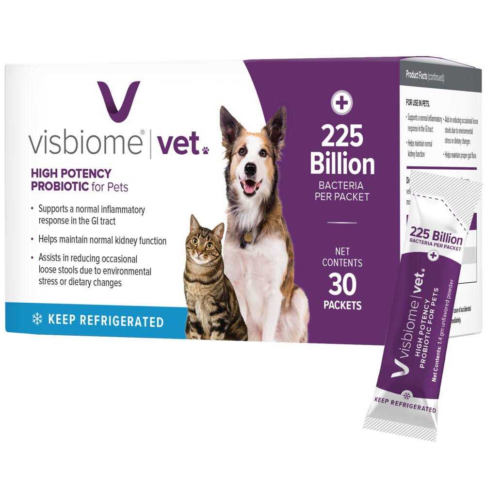 Visbiome Vet High Potency Probiotic for Pets - Pet Supplies online store