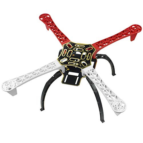QWinOut DIY 2.4G 8CH KK V2.3 F450 Frame RC Quadcopter 4-Axle UFO Unassembly Kit RTF/ARF Drone (KK FC Version)