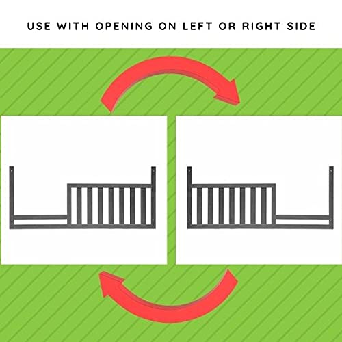 CC KITS Toddler Bed Safety Guard Rail Conversion Kit for Sorelle Cribs (Gray, Model #148)