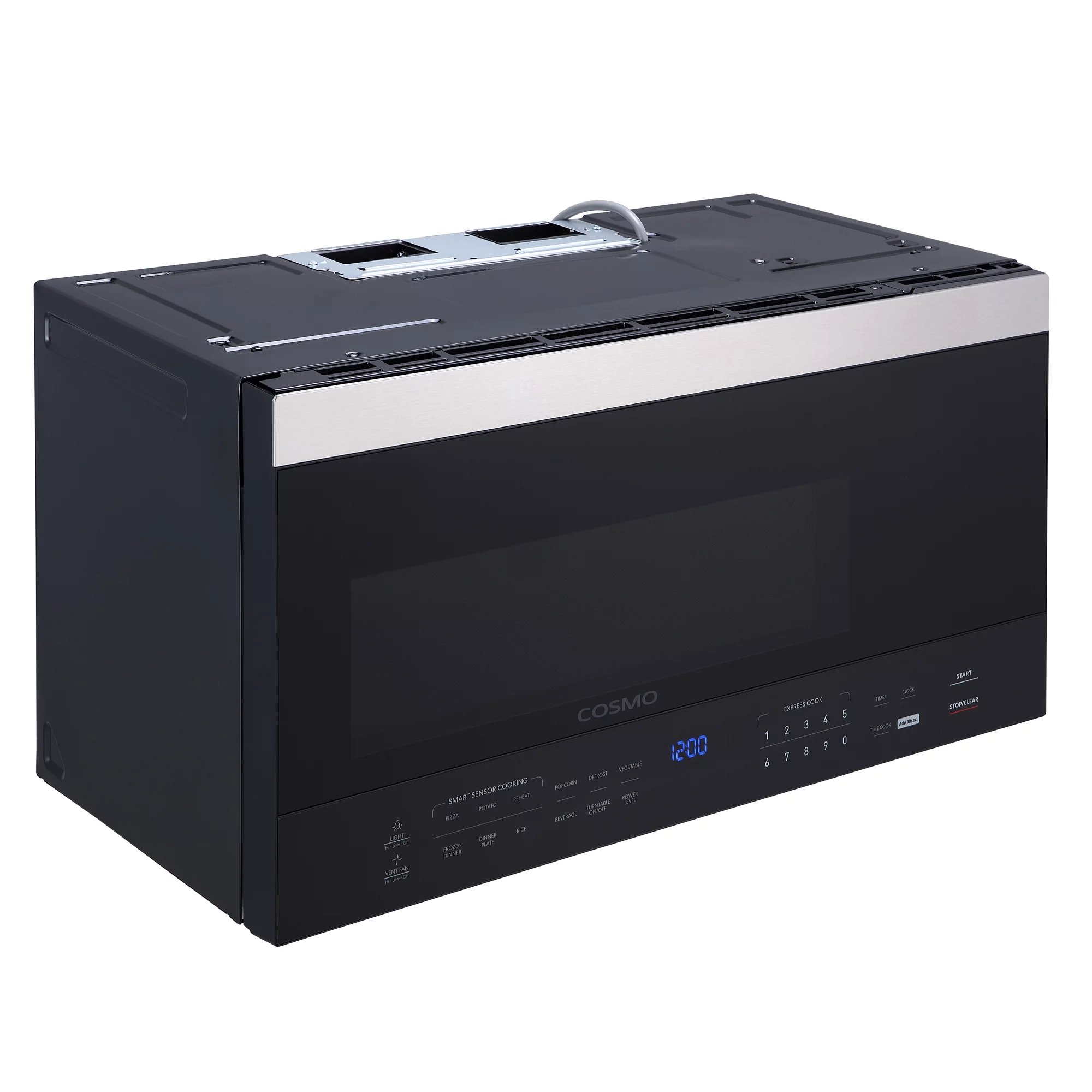 Cosmo 2 Piece Kitchen Appliance Package with 30" Over the Range Microwave & 30" Freestanding Electric Range Kitchen Stove Kitchen Appliance Bundles