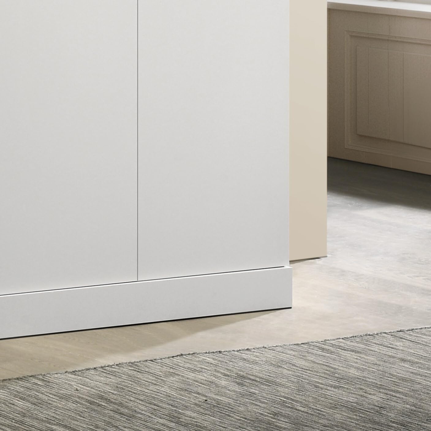 3 Doors Armoire Wardrobe, 71.5" H Bedroom Clothes Cabinet with Storage Shelves and Hanging Rod, Freestanding Wooden Closets Organization, White-4