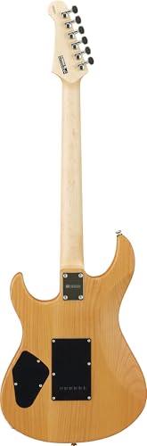 YAMAHA 6 String Solid-Body Electric Guitar, Right, Translucent Black, 612VII (PAC612VIIFM TBL)