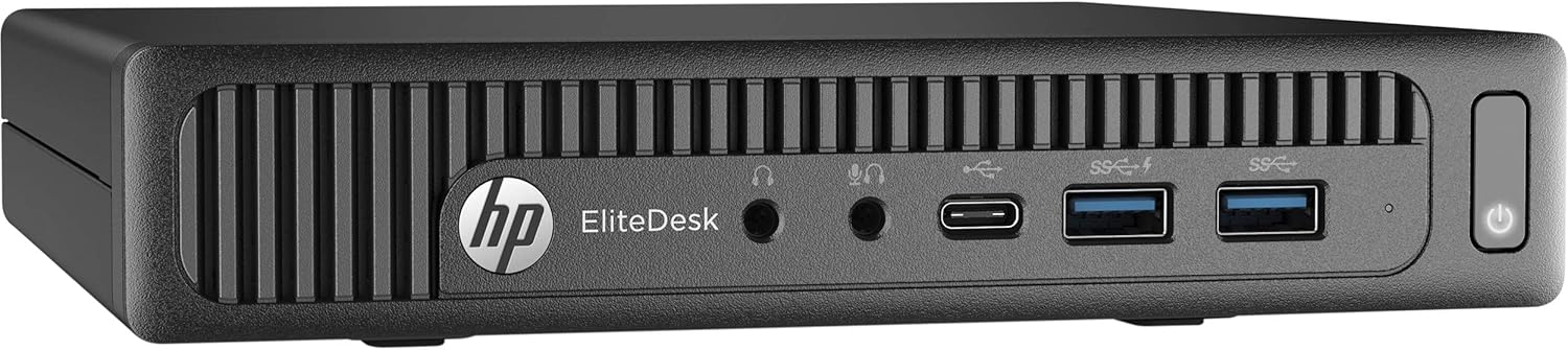 HP EliteDesk 800 G2 Mini Desktop PC – Intel Core i5-6500T 2.5GHz W/8GB DDR4, 256GB SSD, – Windows 10 Professional (Renewed)