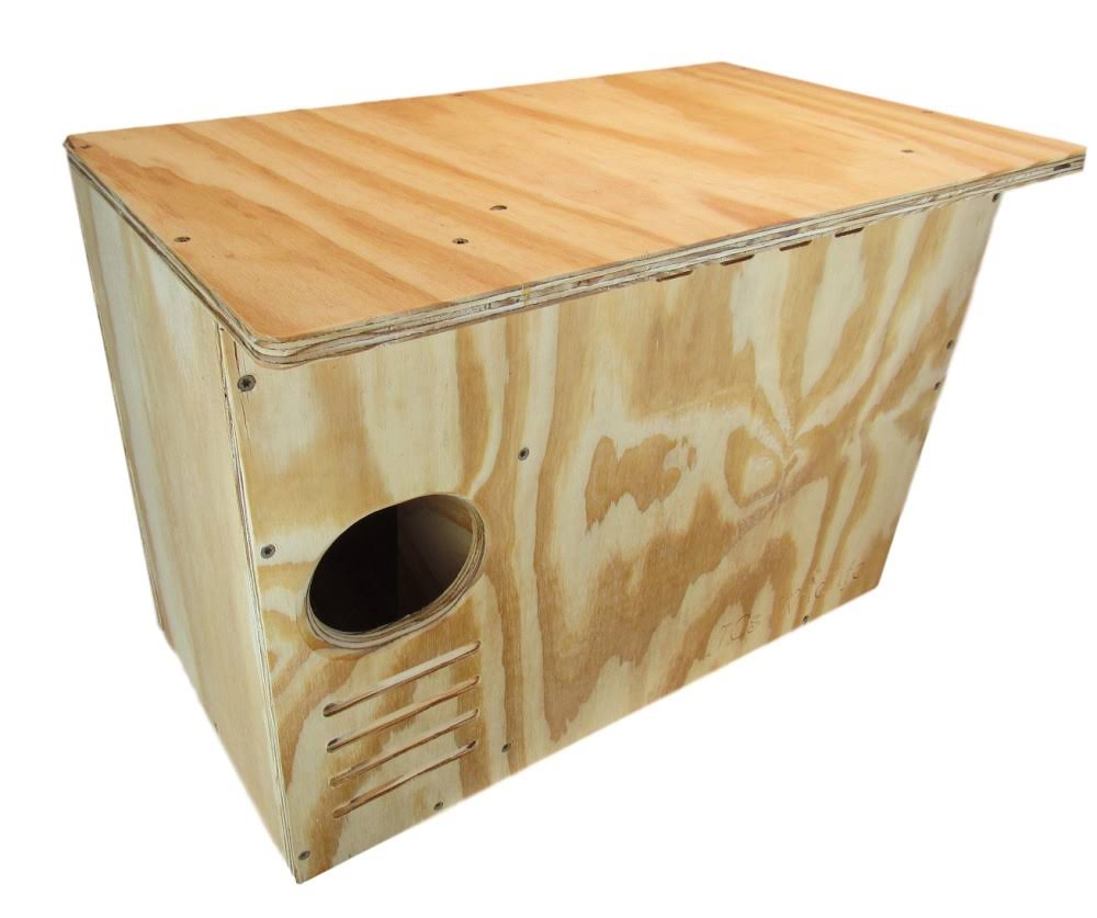 JCs Wildlife Barn Owl Nest Box House Hand Crafted
