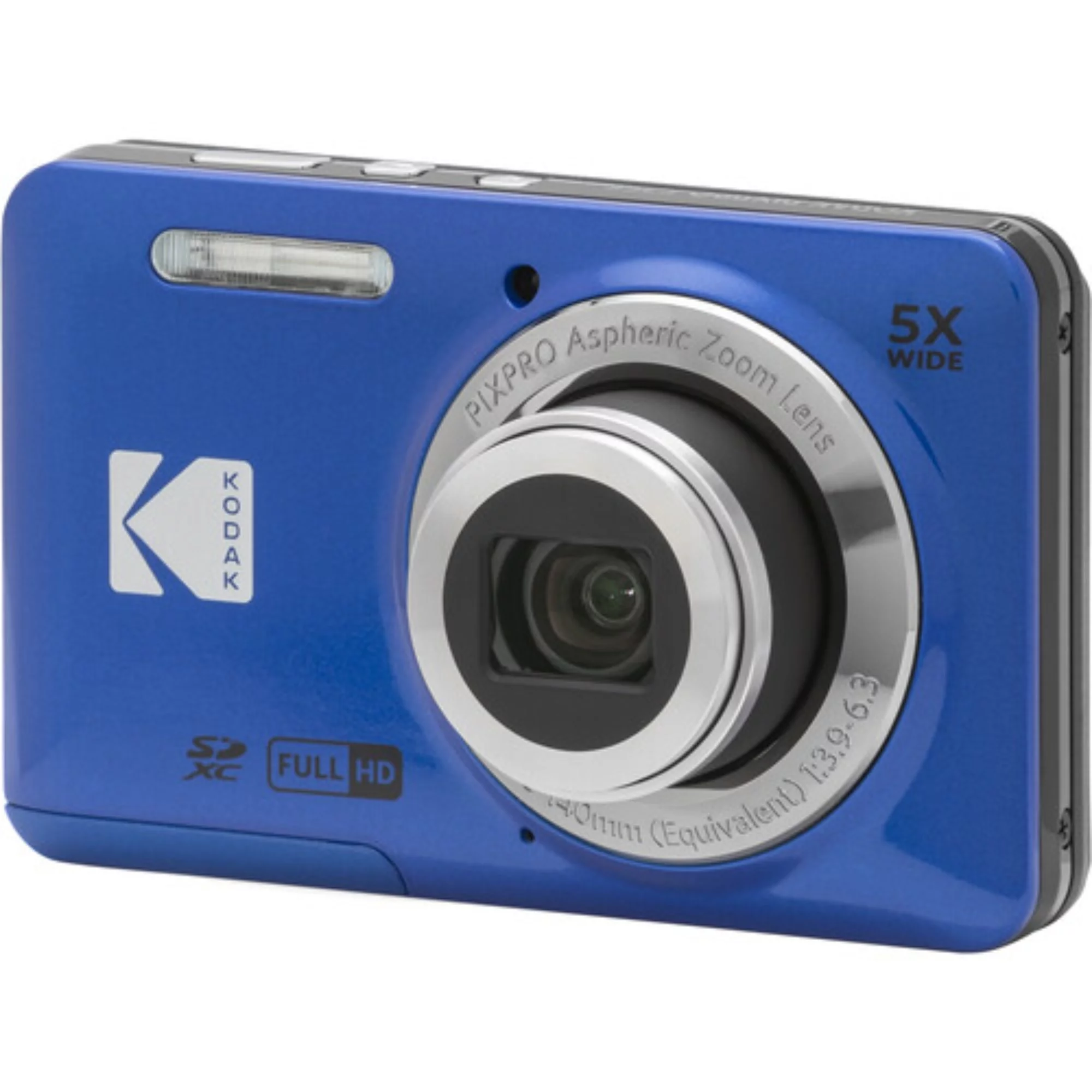 Kodak PIXPRO FZ55 16.4 Megapixel Compact Camera, Blue