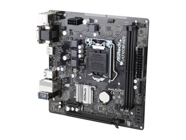 ASRock H310CM-HDV Intel LGA 1151 MicroATX Motherboard