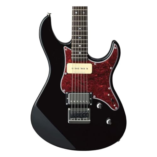 YAMAHA 6 String Solid-Body Electric Guitar, Right, Translucent Black, 612VII (PAC612VIIFM TBL)