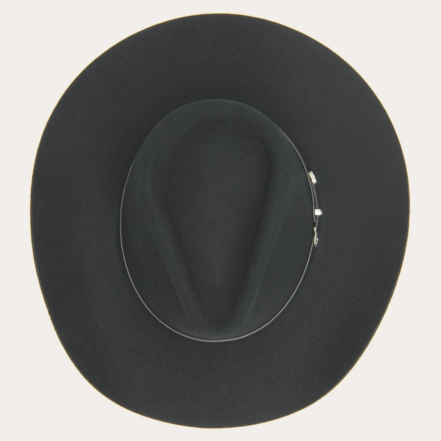 Stetson Black Seneca 4X Buffalo Fur Hat
