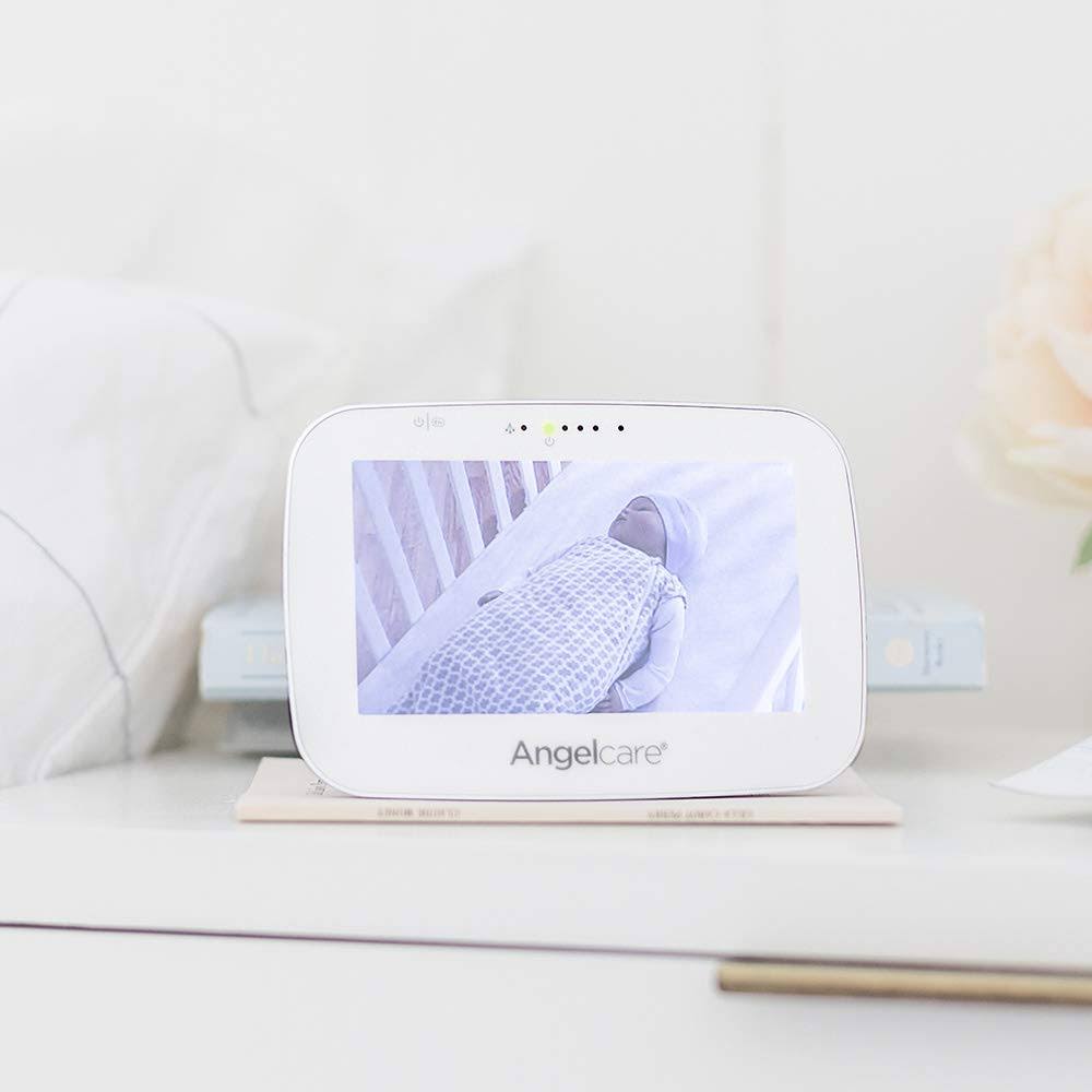 Angelcare AC527 Baby Breathing Monitor with Video, White