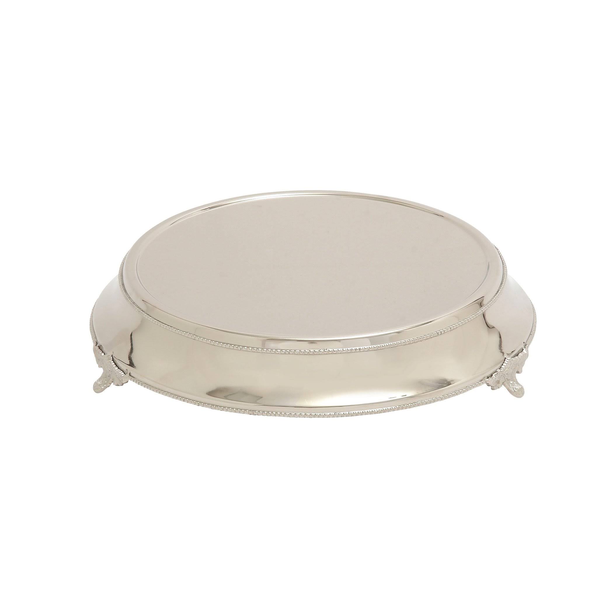 Stainless Steel Cake Stand Silver