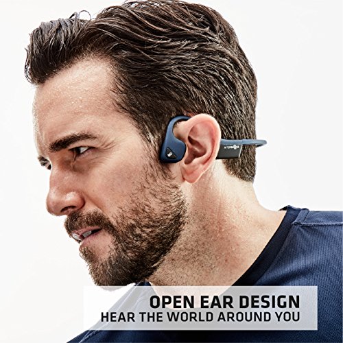 AfterShokz Air Bone Conduction Wireless Bluetooth Headphones, Slate Grey