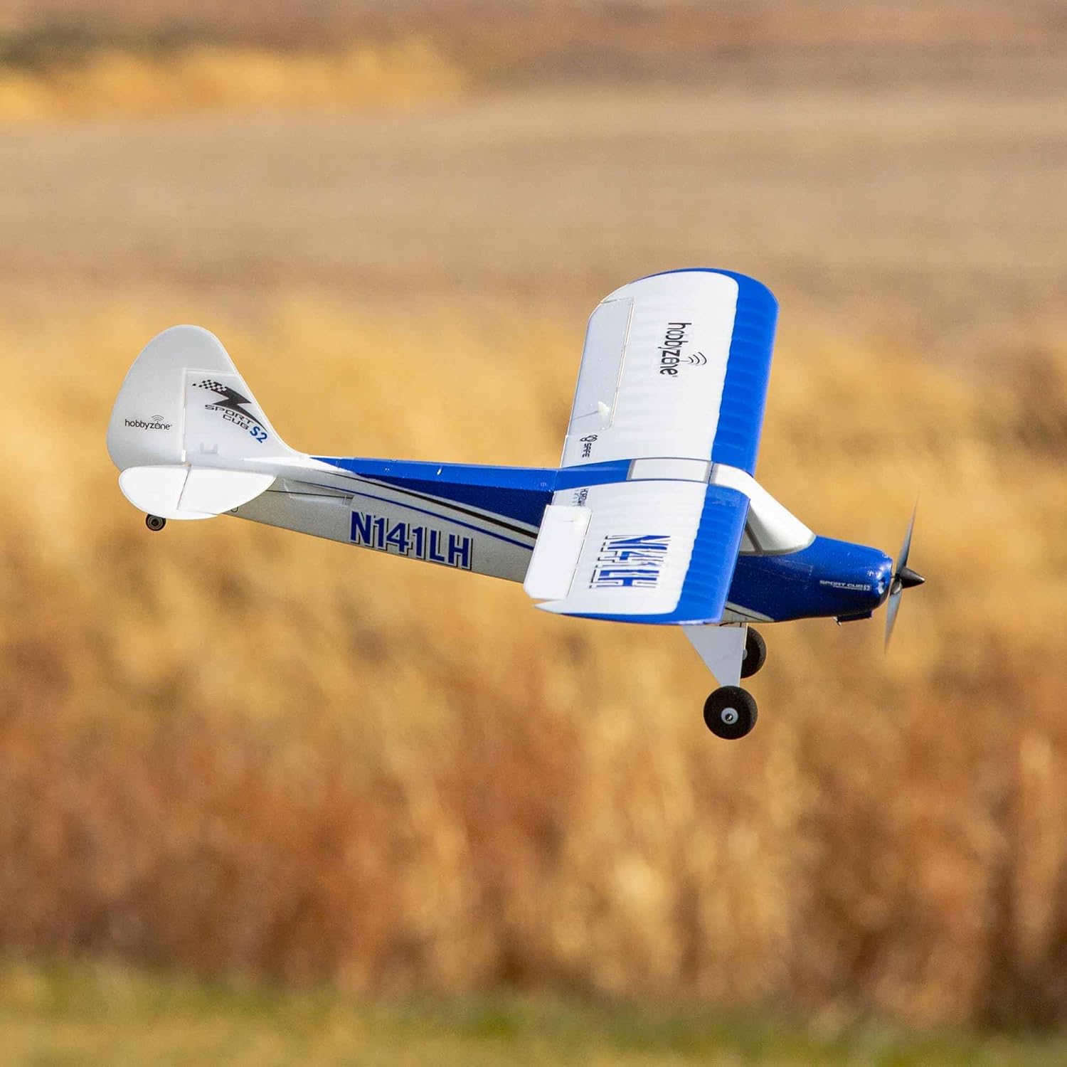 HobbyZone RC Airplane Sport Cub S 2 615mm RTF Everything Needed to Fly is Included/Safe Technology HBZ444000,White/Blue