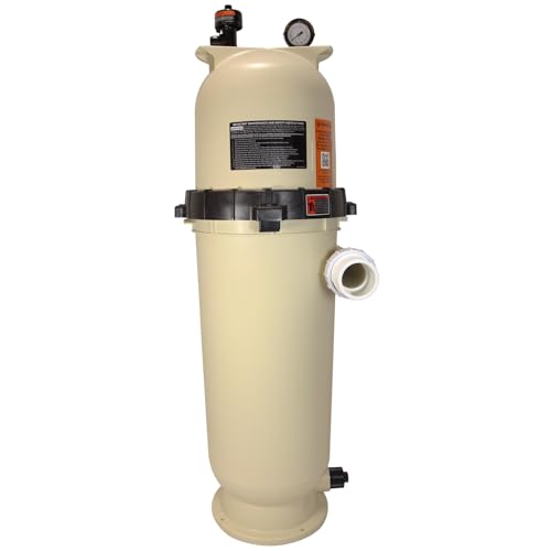 Pentair 160355 Clean & Clear RP Fiberglass Reinforced Polypropylene Tank Cartridge Pool Filter, 150 Square Feet, 150 GPM (Residential)