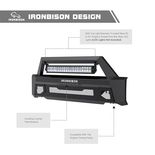 IRONBISON Front Bumper for Ford F150