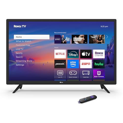 Roku Smart TV 2025 – 40-Inch Select Series, 1080p Full HD TV – RokuTV with Voice Remote – Flat Screen LED Television with Wi-Fi for Streaming Live Local News, Sports, Family Entertainment