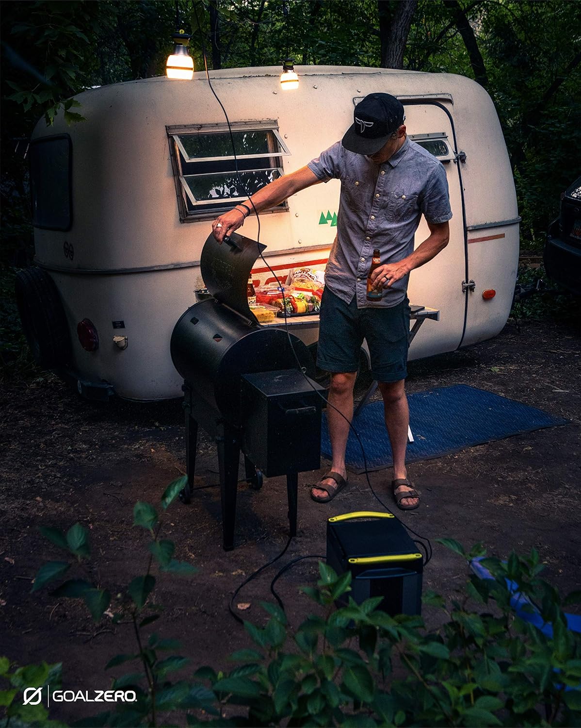 Goal Zero Yeti 1000 Core Portable Power Station, 1,000 W, Solar-Powered Generator (Solar Panel Not Included), USB-A/USB-C Ports and AC Outlets, Power for Camping and Tailgating, Emergency Power