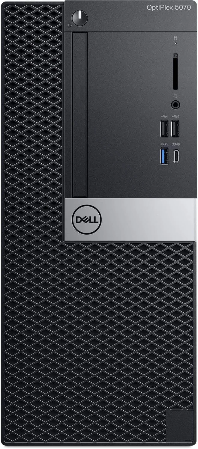 Dell Optiplex 5070 Tower Desktop Computer | Intel i5-8500 (3.2) | 8GB DDR4 RAM | 500GB HDD Hard Disk Drive | Windows 10 Professional | Home or Office PC