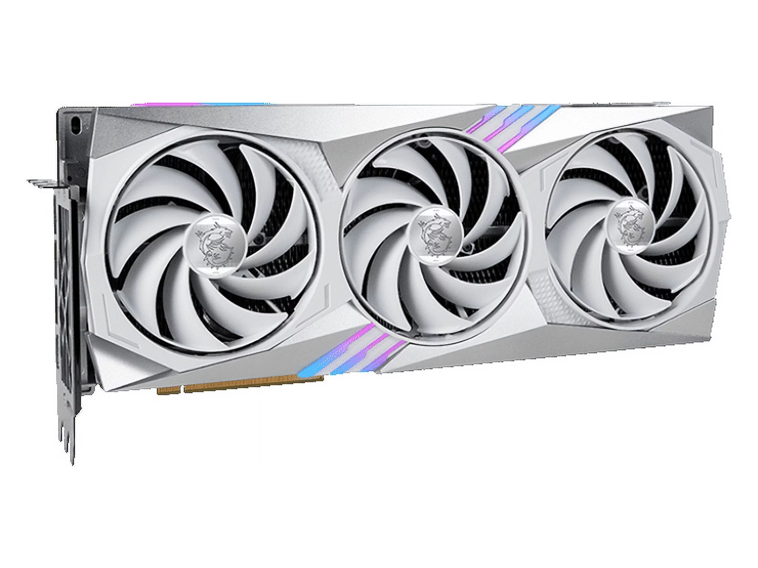MSI Gaming GeForce RTX 4070 Ti 12GB GDDR6X PCI Express 4.0 ATX Video Card RTX 4070 Ti GAMING TRIO WHITE 12G