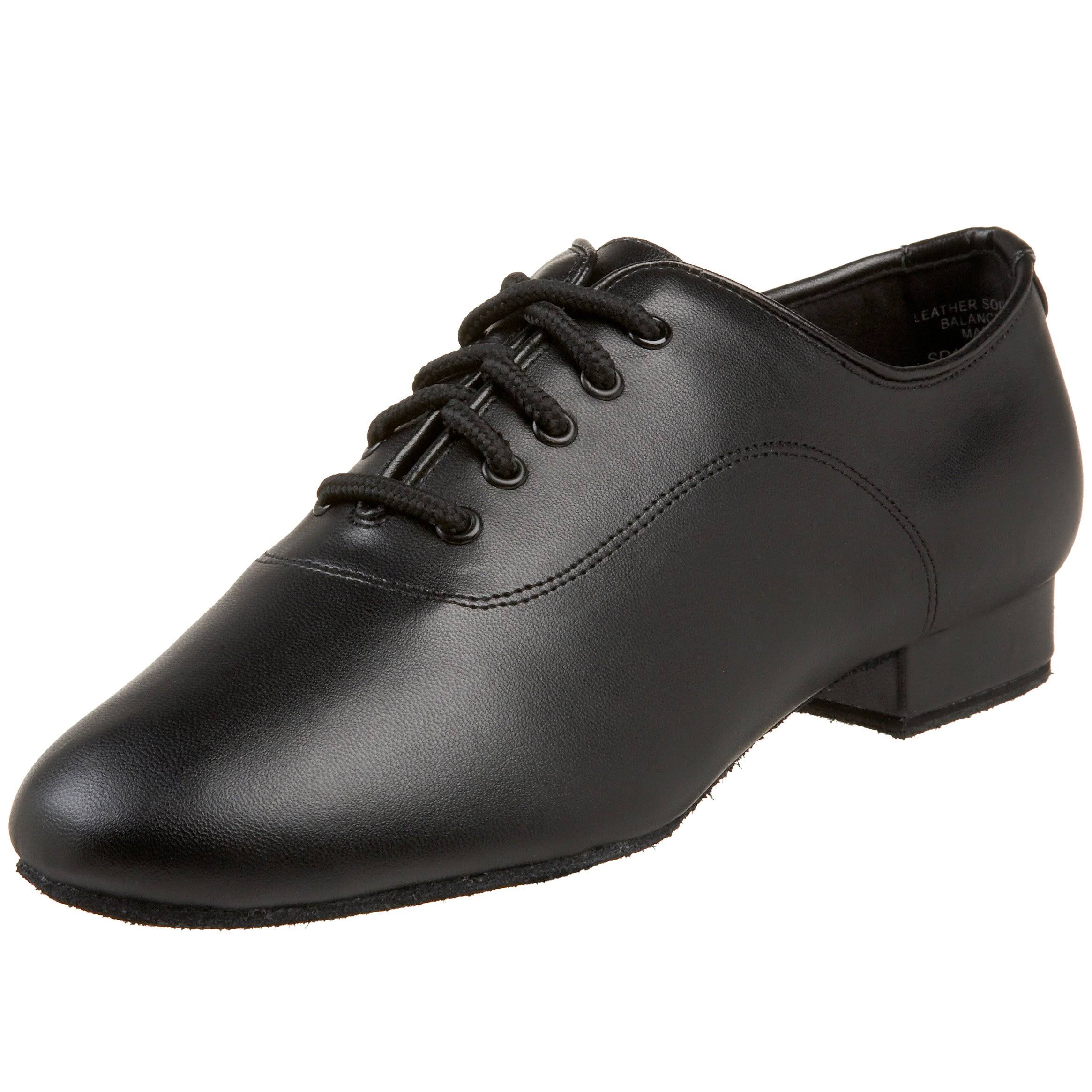 Capezio Dance Men&s Social Dance, Size: 8, Black