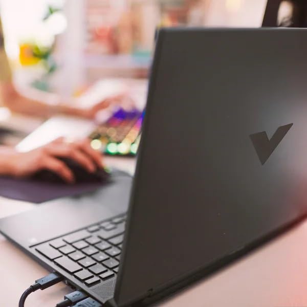 HP Victus Gaming Laptop, 15.6 inches 144Hz FHD(1920 x 1080) Anti-Glare Display, AMD Ryzen 5-8645HS, 16GB RAM, 1TB SSD, NVIDIA GeForce RTX 4050, Backlit Keyboard, Win11, Mica Silver (2024)