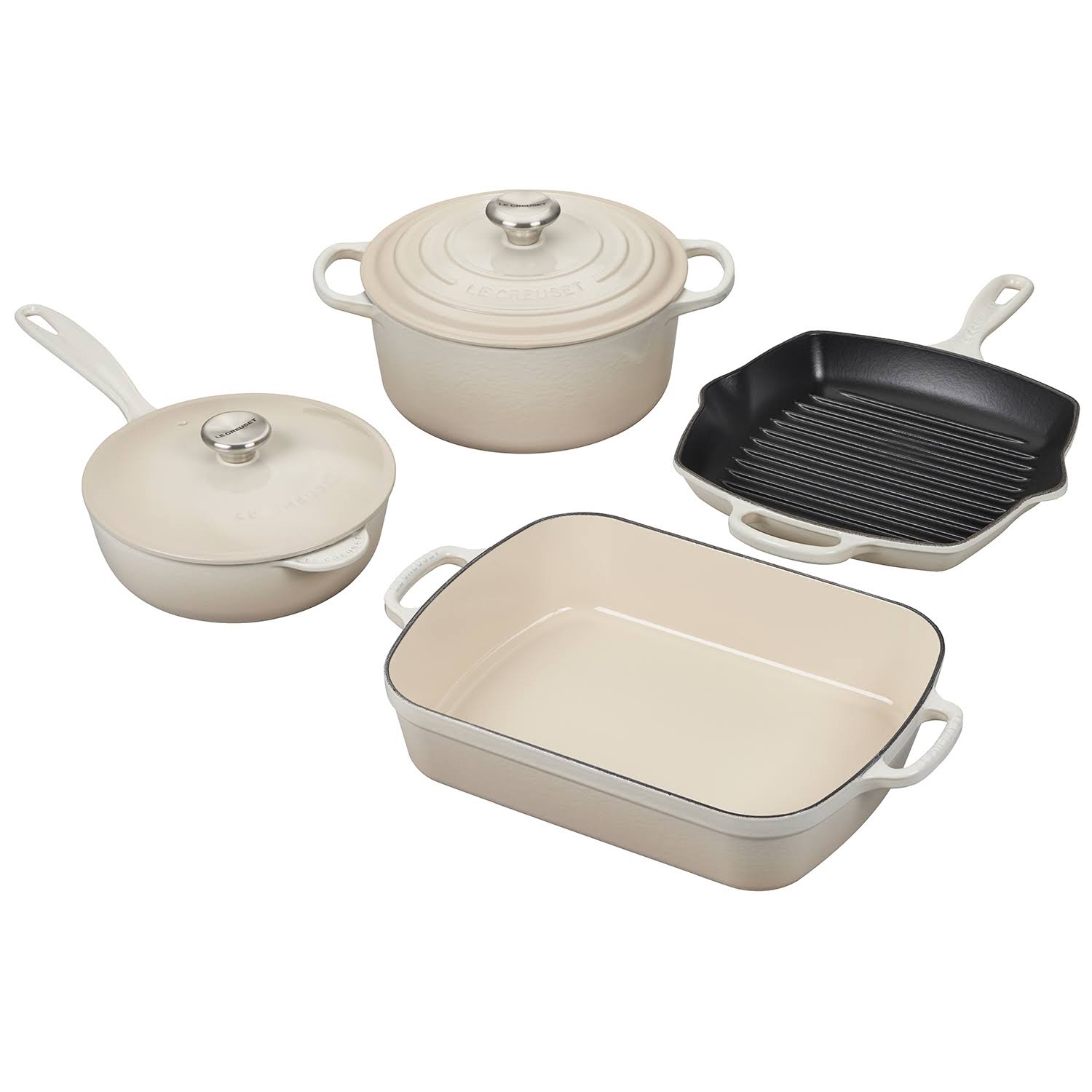 Le Creuset 6-Piece Signature Cast Iron Cookware Set - Marseille