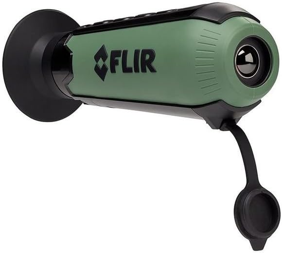 FLIR Scout TK Handheld Thermal Imaging Monocular Green, 6.0" x2"x 2" (L × W × H)