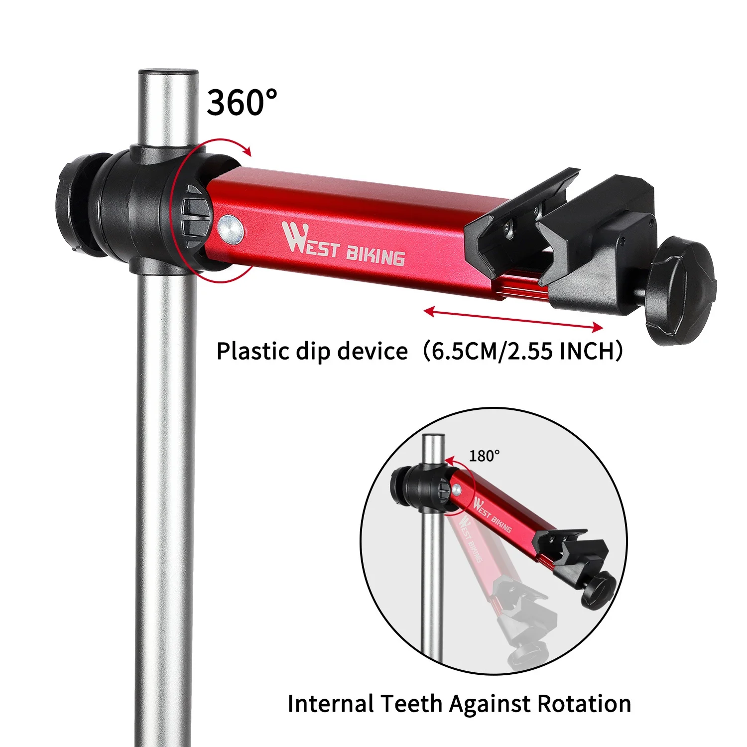West Biking Adjustable Bike Repair Stand Bicycle Workstand with Tool Tray for Home Bicycle (Max 85 Lbs Load)