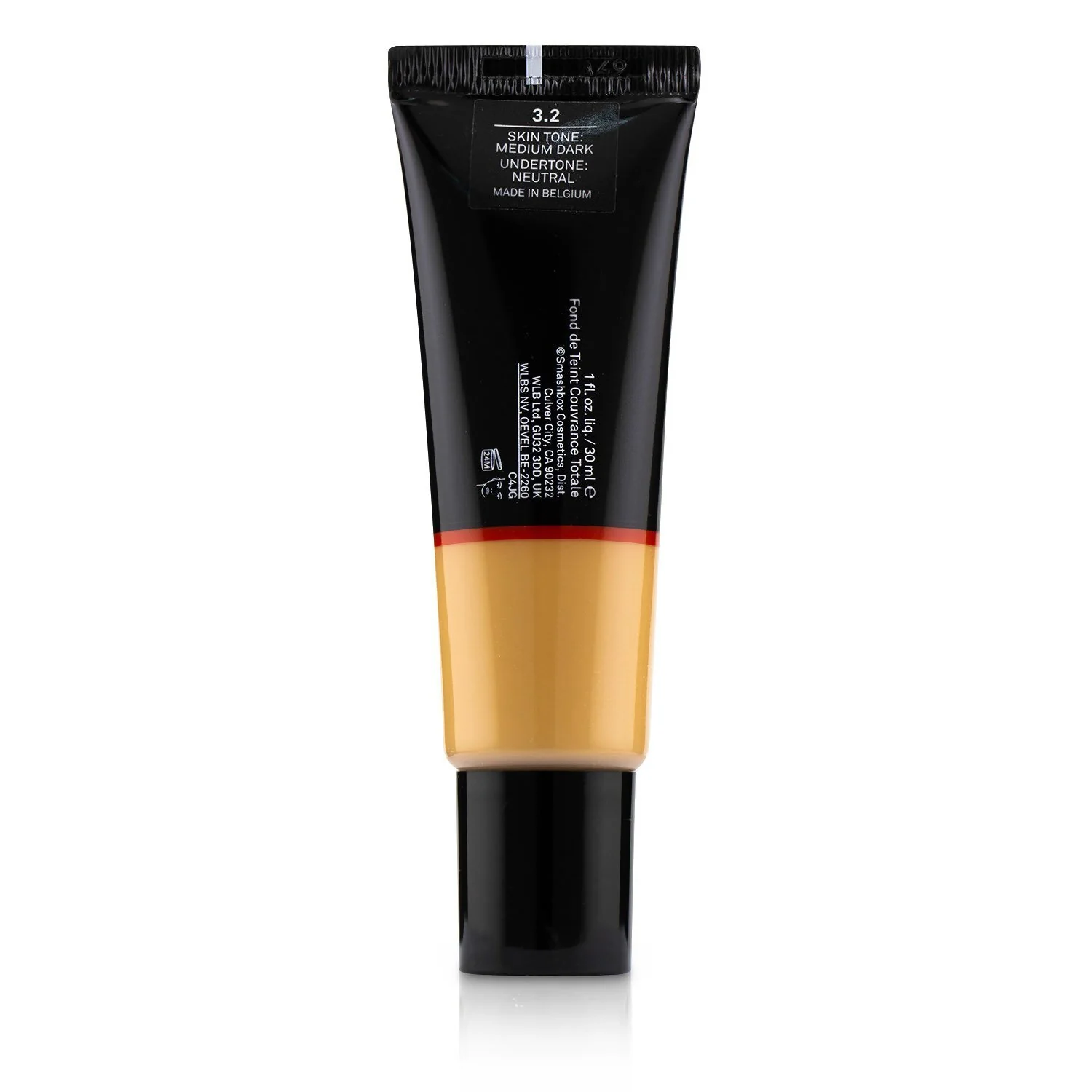 Smashbox Studio Skin Full Coverage 24 Hour Foundation - # 1 Fair With Cool Peach Undertone  30ml/1oz