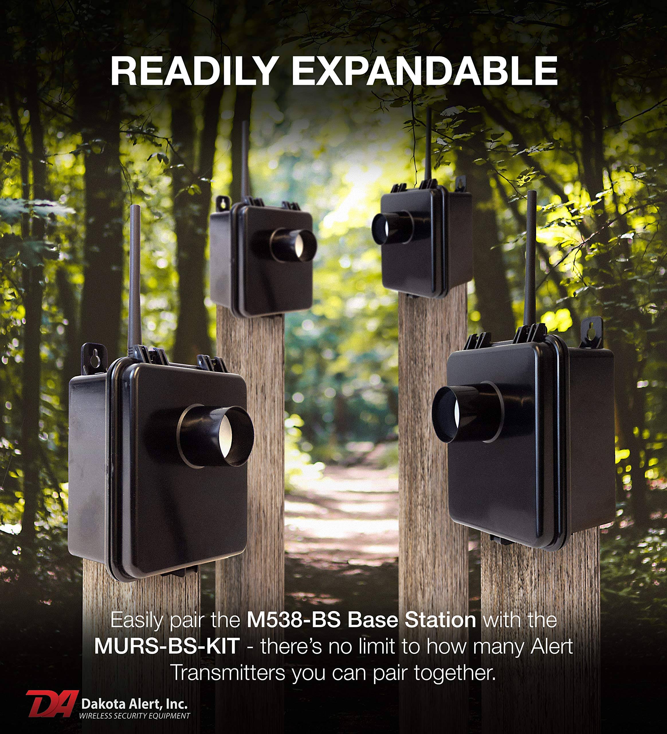 Dakota Alert Murs Wireless Motion Detection Kit Base Station Radio