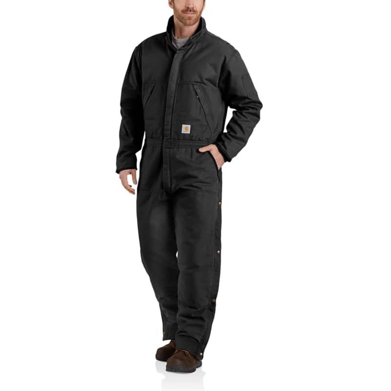 Carhartt Washed Duck Insulated Coverall | Brown | 4XL Short