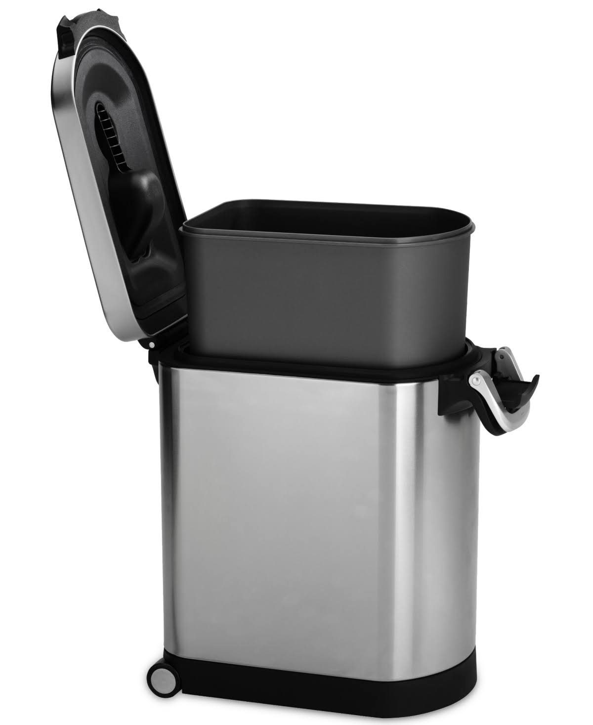 simplehuman Brushed Stainless Steel Pet Food Storage Can