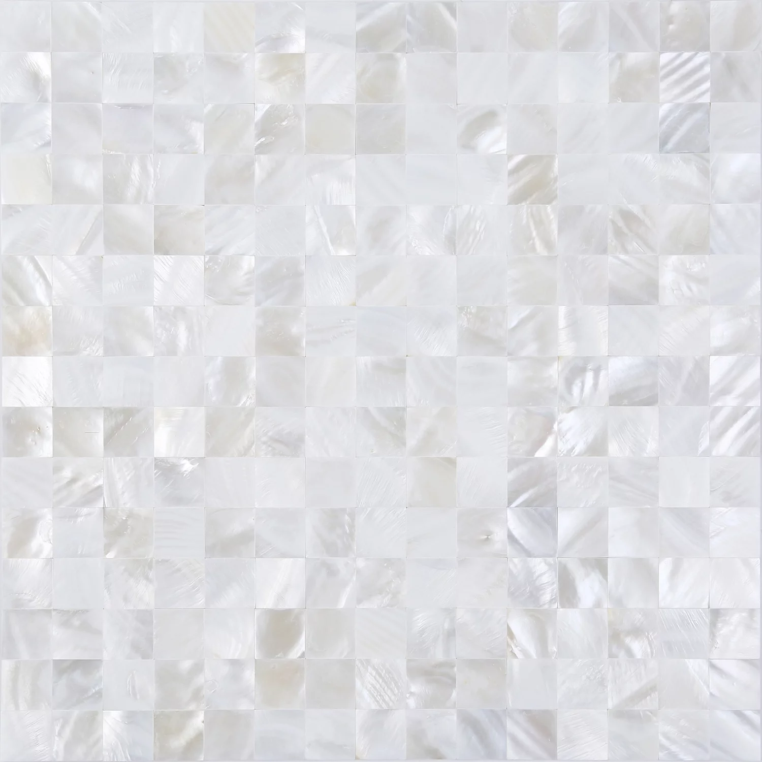 KASARO Wall Tile Peel and Stick Mosaic Shell Backsplash Decor for Bedroom and Bathroom Mother of Pearl (10, Ivory White)