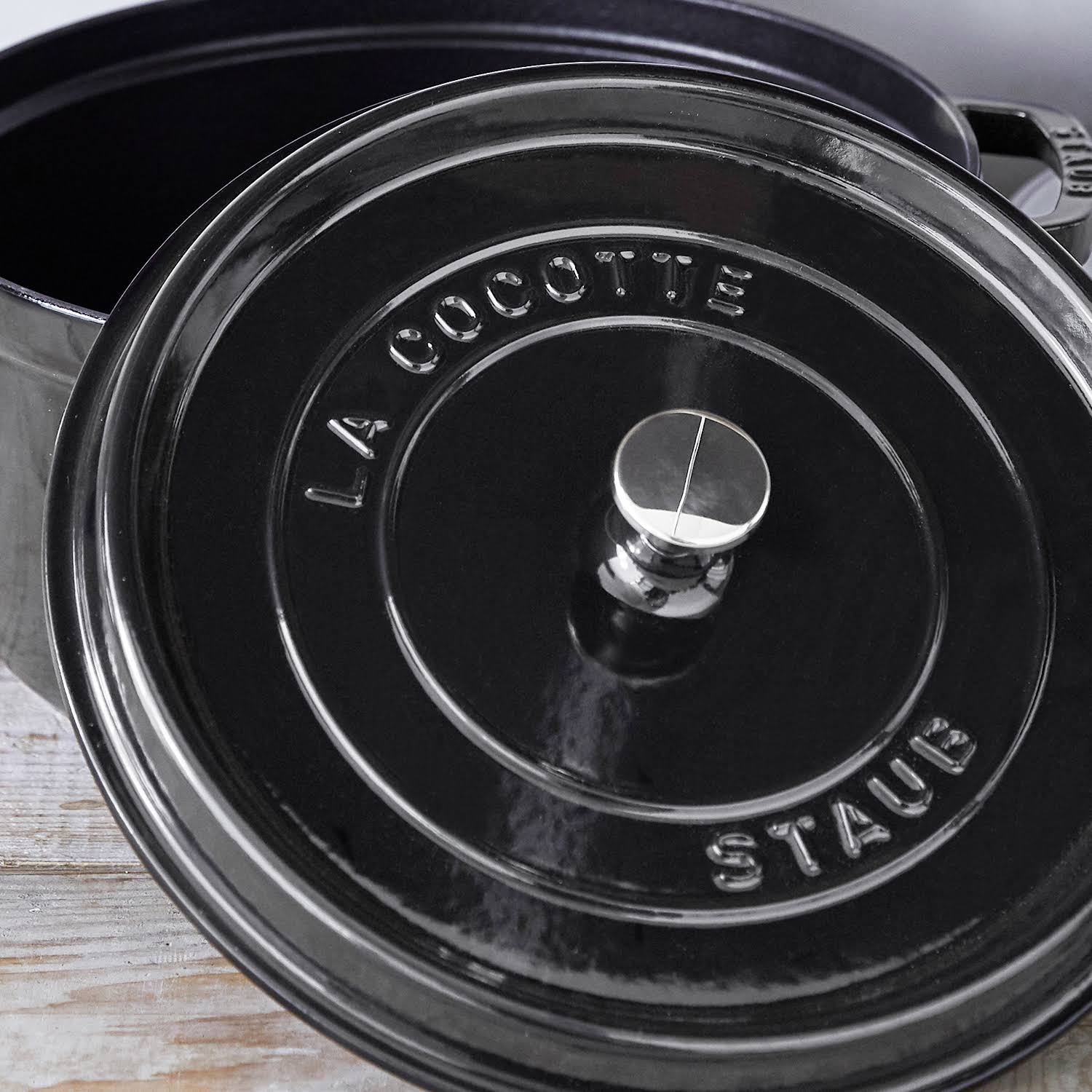 Staub Cast Iron 7 Quart Round Cocotte Grenadine