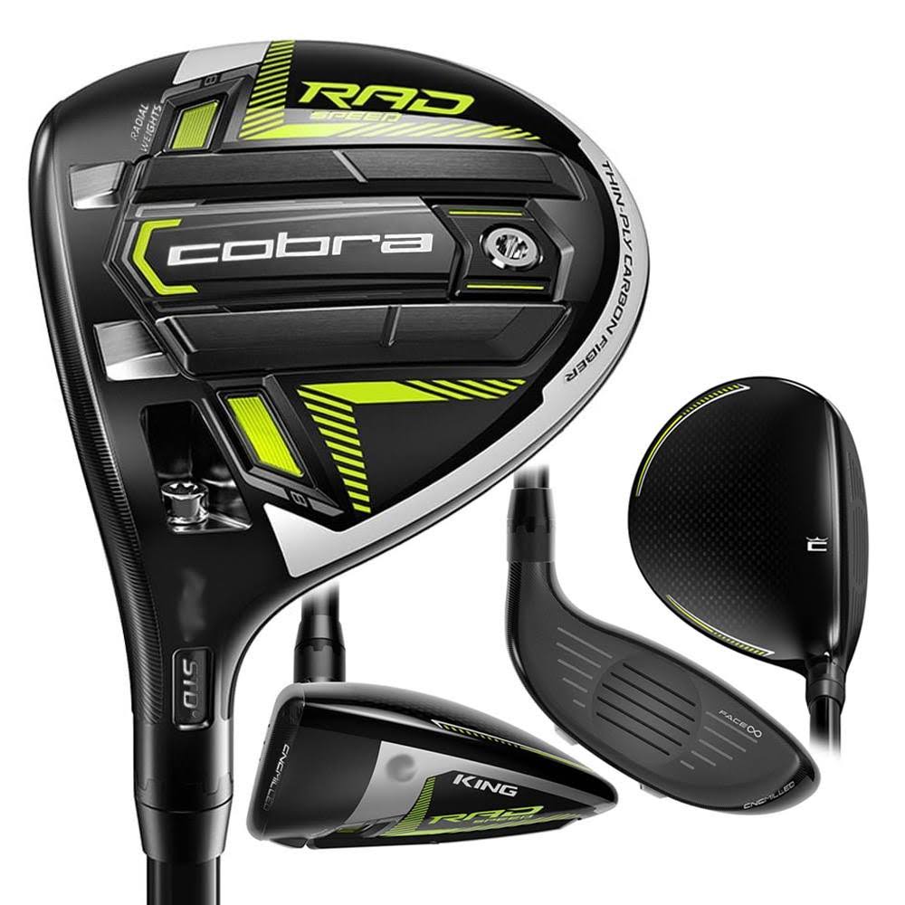 Cobra RADSPEED Fairway Wood Black/Yellow Left Hand / 3 / Stiff