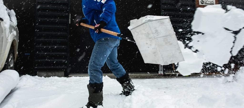 The Alpha Driveway Snow Shovel & Pusher - Bundle - Complete Set Including Blade and Shaft